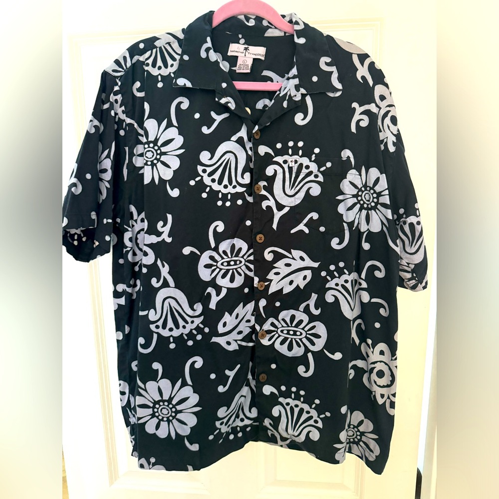 Island tropics Hawaiian shirt Large